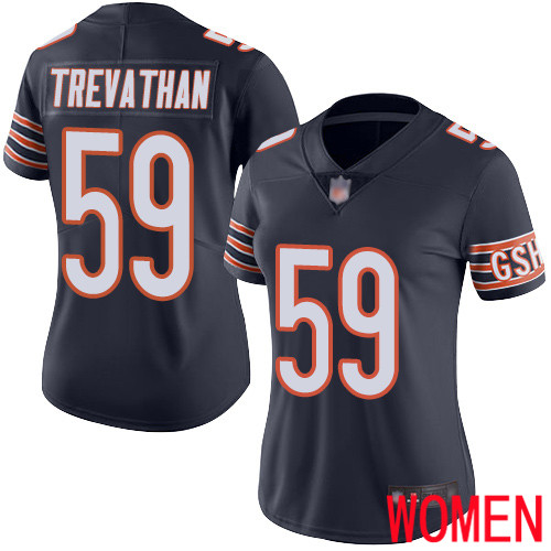 Chicago Bears Limited Navy Blue Women Danny Trevathan Home Jersey NFL Football #59 Vapor Untouchable